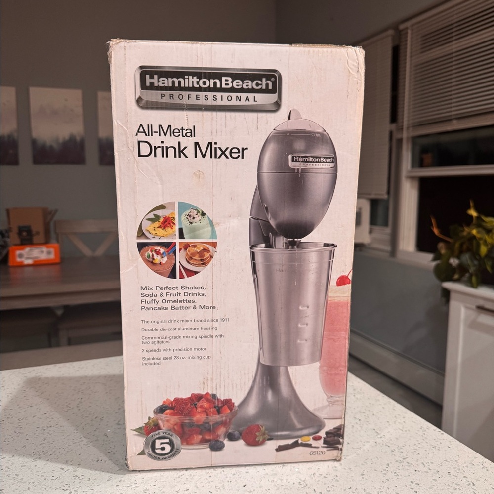 Hamilton Beach All-Metal Drink Mixer - Silver
